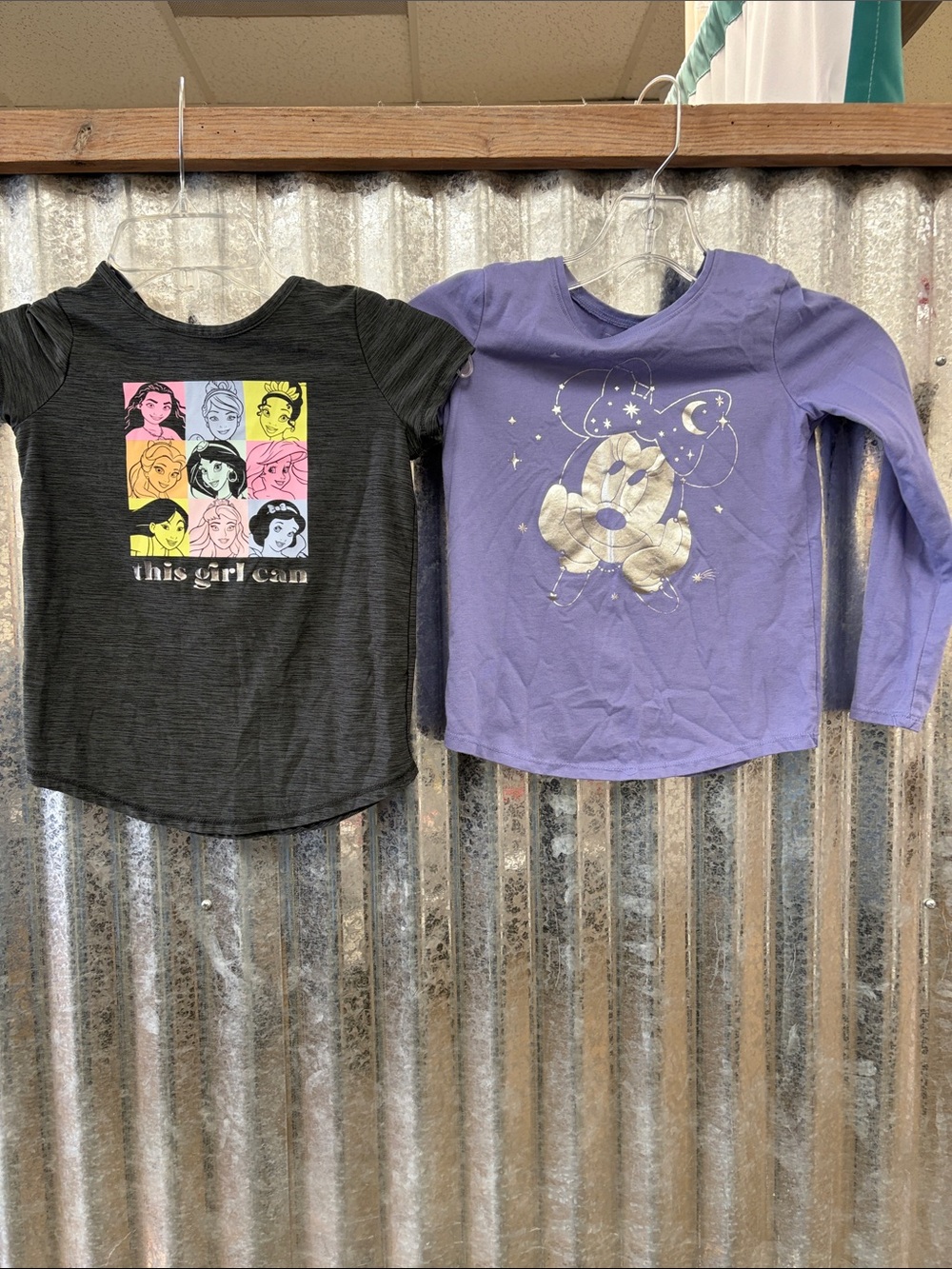 Girls print tees